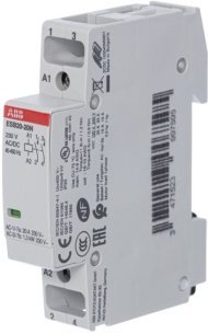 Модульный контактор ABB ESB20 2НО 20А 230В AC/DC, 1SBE121111R0620