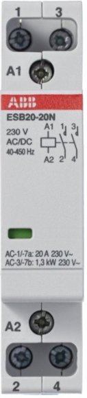 Модульный контактор ABB ESB20 2НО 20А 230В AC/DC, 1SBE121111R0620 в Санкт-Петербурге Модульный контактор ABB ESB20 2НО 20А 230В AC/DC, 1SBE121111R0620 в Санкт-Петербурге