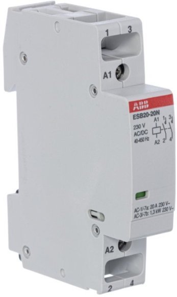 Модульный контактор ABB ESB20 2НО 20А 230В AC/DC, 1SBE121111R0620 в Санкт-Петербурге Модульный контактор ABB ESB20 2НО 20А 230В AC/DC, 1SBE121111R0620 в Санкт-Петербурге