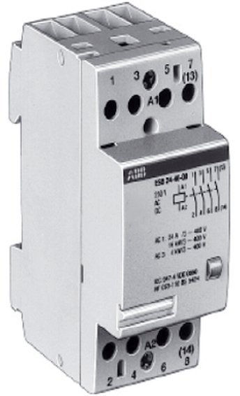 Модульный контактор ABB ESB24 4НО 24А 220В AC/DC, GHE3291102R0006 в Санкт-Петербурге