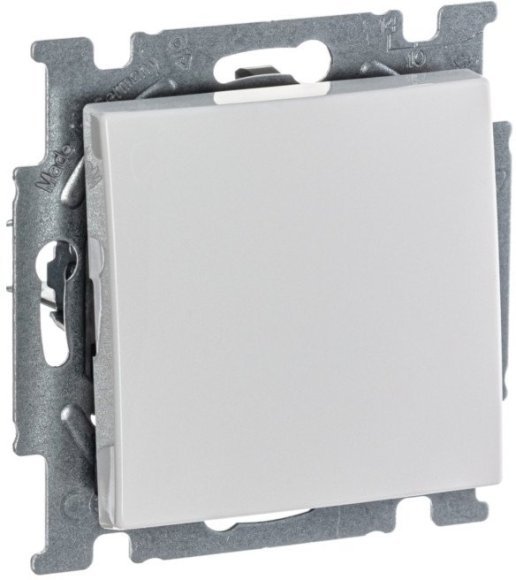 Выключатель 1-клавишный ABB BASIC55, скрытый монтаж, альпийский белый, 2CKA001012A2139 в Санкт-Петербурге Выключатель 1-клавишный ABB BASIC55, скрытый монтаж, альпийский белый, 2CKA001012A2139 в Санкт-Петербурге