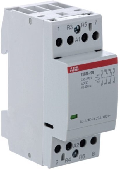 Модульный контактор ABB ESB25 2НО+2НЗ 25А 230В AC/DC, 1SAE231111R0622 в Санкт-Петербурге