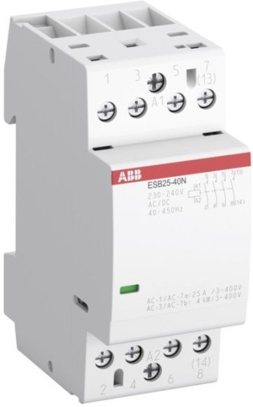 Модульный контактор ABB ESB25 4НЗ 25А 230В AC/DC, 1SAE231111R0604 в Санкт-Петербурге