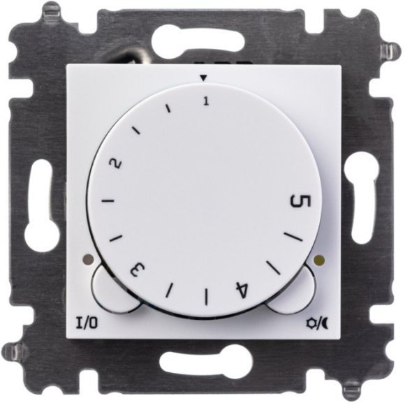 Терморегулятор с поворотной ручкой ABB LEVIT, скрытый монтаж, белый / ледяной, 2CHH920003A6001 в Санкт-Петербурге Терморегулятор с поворотной ручкой ABB LEVIT, скрытый монтаж, белый / ледяной, 2CHH920003A6001 в Санкт-Петербурге