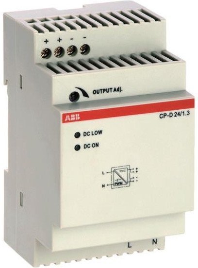 Блок питания CP-D 24/1.3 (регулир. вых. напряж) вход 90-265В AC / 120-370В DC, выход 24В DC /1.3A, 1SVR427043R0100 в Санкт-Петербурге
