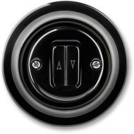 Выключатель для жалюзи 2-клавишный ABB DECENTO, скрытый монтаж, черный фарфор, 2CHK598834C4301 Выключатель для жалюзи 2-клавишный ABB DECENTO, скрытый монтаж, черный фарфор, 2CHK598834C4301