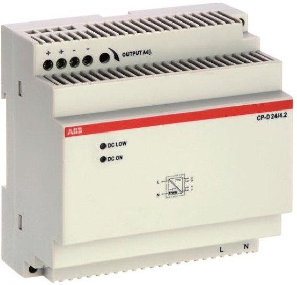 Блок питания CP-D 24/4.2 (регулир. вых. напряж) вход 90-265В AC / 120-370В DC, выход 24В DC /4.2A, 1SVR427045R0400 в Санкт-Петербурге