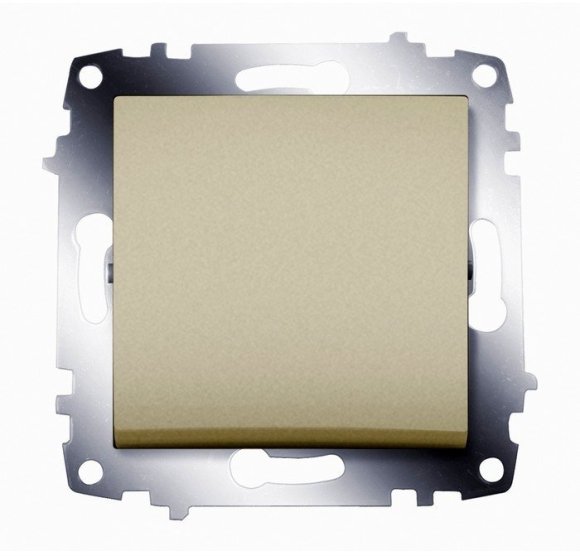 Выключатель 1-клавишный ABB COSMO, скрытый монтаж, титан, 619-011400-200 в Санкт-Петербурге