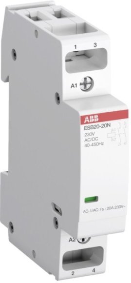 Модульный контактор ABB ESB-N 1НО+1НЗ 20А 110В AC/DC, 1SBE121111R0411 в Санкт-Петербурге