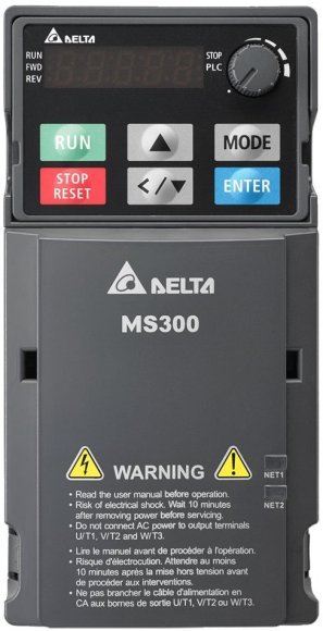 Преобразователи частоты Delta Electronics VFD1A5MS43AFSAA (0.37кВт 3ф 400В) серии MS300 в Санкт-Петербурге