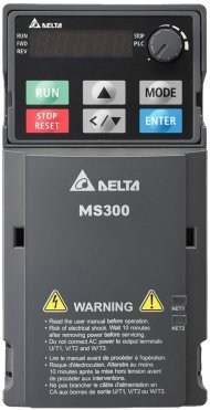 Преобразователи частоты Delta Electronics VFD1A6MS21AFSAA (0.2кВт 1ф 230В) серии MS300