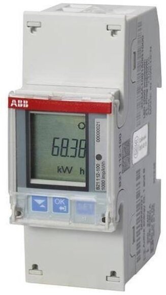 Счетчик электроэнергии однотарифный ABB B24 трехфазный 1(6)А, кл.т. 1, 2CMA100809R1000 в Санкт-Петербурге