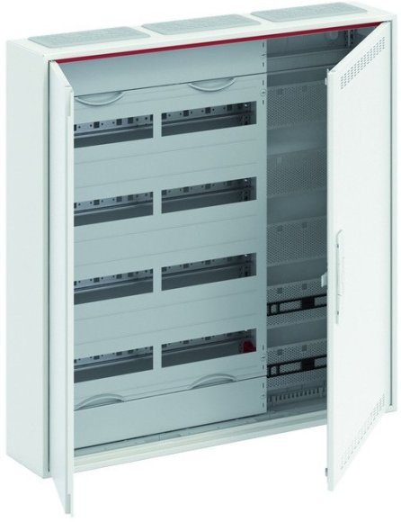 Шкаф 120М навесной с медиапанелями IP30, 800x800x160 между DIN-рейками 125 мм и самозажимными клеммами N/PE и дверью с вент. отверстиями ComfortLine CA35VML, 2CPX052216R9999 в Санкт-Петербурге