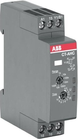 Реле времени CT-AHC.12 компактное (задержка при отключ.) 24-48B DC, 24- 240B AC (7 диапазонов времени 0,05с...100ч) 1ПК, 1SVR508110R0000 в Санкт-Петербурге