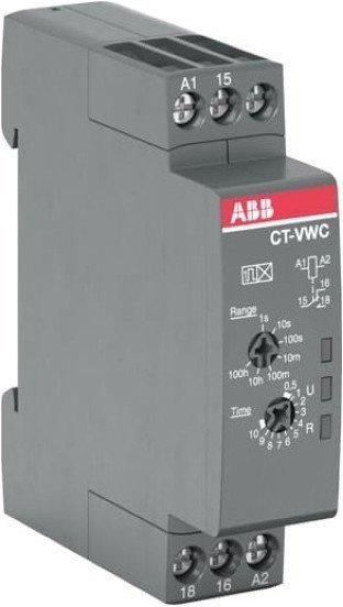Реле времени CT-VWC.12 компактное (импульс при включ.) 24-48B DC, 24-240B AC (7 диапазонов времени 0,05с...100ч) 1ПК, 1SVR508130R0000 в Санкт-Петербурге
