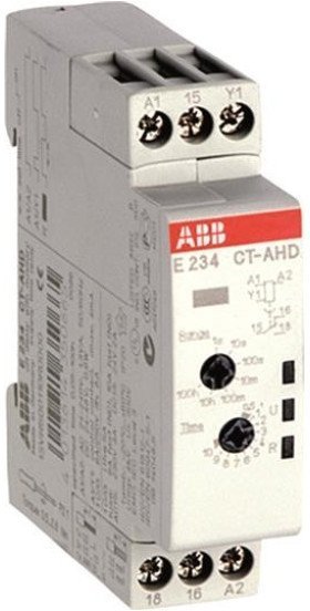Реле времени CT-AHD.12 модульное (задержка на отключ.) 24-48B DC, 24- 240B AC (7 временных диапазонов 0,05с...100ч) 1ПК, 1SVR500110R0000 в Санкт-Петербурге