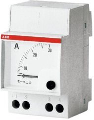 Амперметр щитовой ABB AMT 15А AC, аналоговый, кл.т. 1,5, 2CSM310050R1001