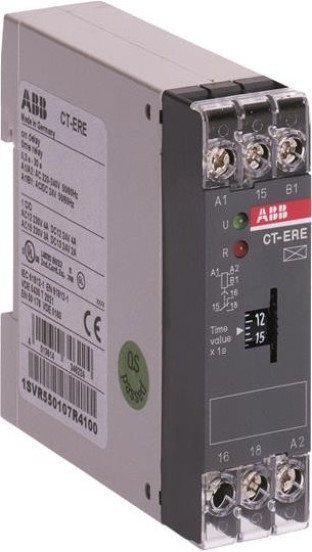 Реле времени CT-ERE (задержка на включ.) 24В AC/DC, 220-240В AC (временной диапазон 0.1..10с.) 1ПК, 1SVR550107R1100 в Санкт-Петербурге