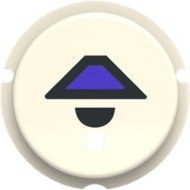 SBL-N2BL Кнопка освещение free@home, Zenit, белый, 2CLA202610N1102