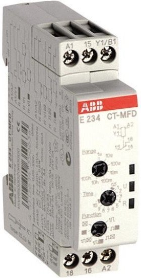Реле времени CT-MFD.12 модульное многофункц. (7 функций ) 24-48B DC, 24- 240B AC (7 временных диапазонов 0,05с...100ч) 1ПК, 1SVR500020R0000 в Санкт-Петербурге