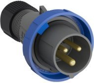 Вилка кабельная Easy&Safe 216EP6W, 16А, 2P+E, IP67, 6ч, 2CMA101072R1000