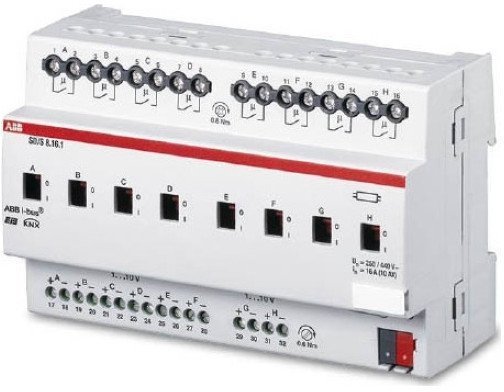 SD/S8.16.1 Светорегулятор ЭПРА 1-10В, 8-канальный, 16А, 2CDG110081R0011 в Санкт-Петербурге