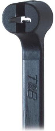 Cтяжка каб. Ty-Rap, стальной зуб ПА 66/нерж.сталь, черн. УФ-стойк. 2.4x356мм, TY234MX, 7TAG009050R0001