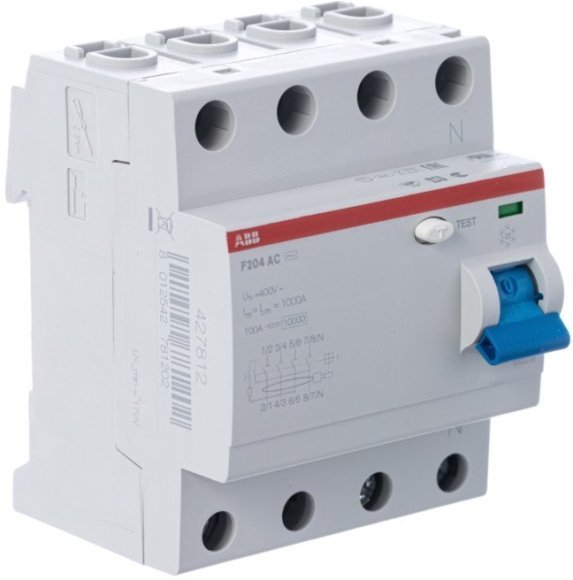 Выкл.диф.тока 4мод. F204 AC-63/0,03, 2CSF204001R1630 в Санкт-Петербурге