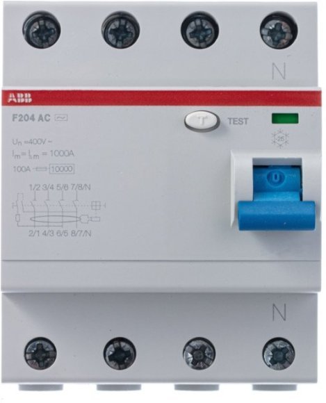 Выкл.диф.тока 4мод. F204 AC-63/0,1, 2CSF204001R2630 в Санкт-Петербурге