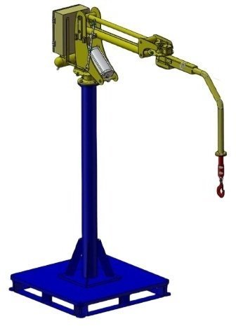 Пневматический манипулятор на перемещаемом напольном основании в Санкт-Петербурге Пневматический манипулятор на перемещаемом напольном основании в Санкт-Петербурге