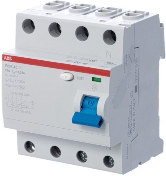 Выкл.диф.тока 4мод. F204 AC-63/0,3, 2CSF204001R3630 в Санкт-Петербурге