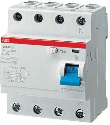 Выкл.диф.тока 4мод. F204 A-40/0,03, 2CSF204101R1400 в Санкт-Петербурге