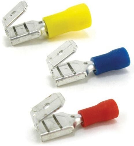 Наконечник каб. 2FER1008P-F, медь лужен./полипропилен, втулка, двойной, красный, 2x1мм2, 8мм, 500 шт. в пачке, 7TCA301140R0390 в Санкт-Петербурге