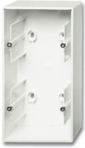 Future Коробка для открытого монтажа, 2 поста, белый бархат, 2CKA001799A0922 в Санкт-Петербурге
