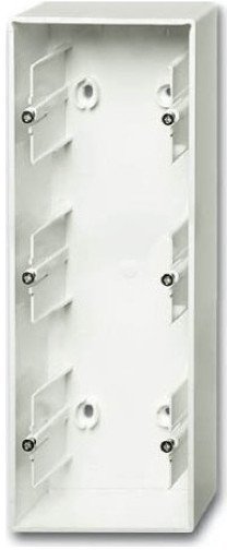 Future Коробка для открытого монтажа, 3 поста, белый бархат, 2CKA001799A0955 в Санкт-Петербурге