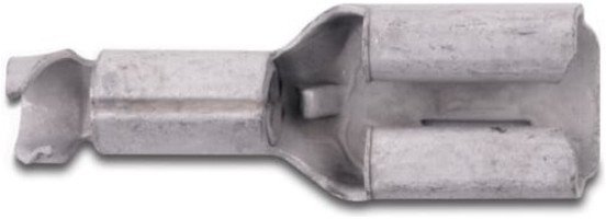 Наконечник каб. 2FER1018P-D, медь лужен./полипропилен, втулка, двойной, красный, 2x1мм2, 18мм, 500 шт. в пачке, 7TCA301140R0368 в Санкт-Петербурге