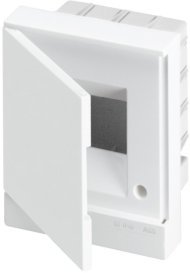 Бокс в нишу 4М белая дверь Basic E (с клеммами), 1SZR004002A1101