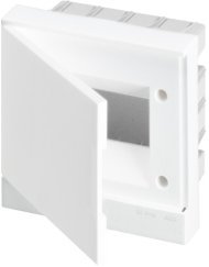 Бокс в нишу 6М белая дверь Basic E (с клеммами), 1SZR004002A1102