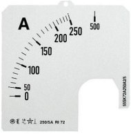 Шкала для амперметра SCL-A1-60/72, 2CSG112159R5011