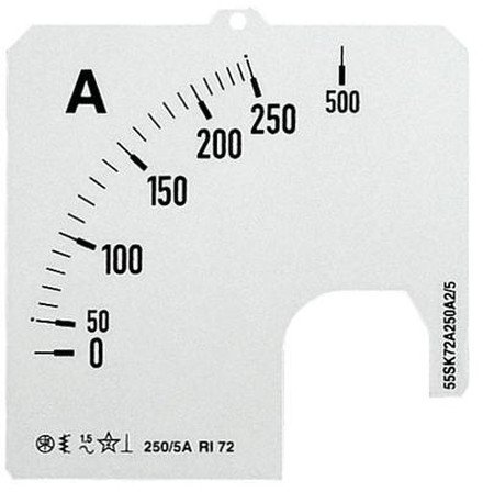 Шкала для амперметра SCL-A1-100/72, 2CSG112189R5011 в Санкт-Петербурге