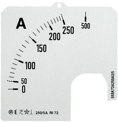 Шкала для амперметра SCL-A1-400/72, 2CSG112279R5011 в Санкт-Петербурге
