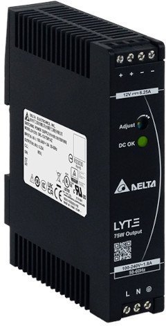 DRL-24V120W1EN Блок питания 1ф. 90-264 VAC, Uвых = 24 В, Ток нагрузки макс = 5 А, 120Вт, в металлическом корпусе в Санкт-Петербурге
