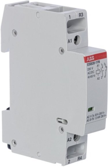 Модульный контактор ABB ESB20 1НО+1НЗ 20А 230В AC/DC, 1SBE121111R0611 в Санкт-Петербурге Модульный контактор ABB ESB20 1НО+1НЗ 20А 230В AC/DC, 1SBE121111R0611 в Санкт-Петербурге