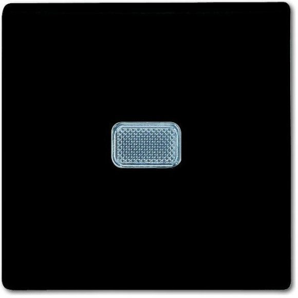 Выключатель 1-клавишный ABB BASIC55 с подсветкой, скрытый монтаж, chateau-black, 2CKA001012A2175 в Санкт-Петербурге