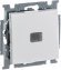 Выключатель 1-клавишный ABB BASIC55 с подсветкой, скрытый монтаж, альпийский белый, 2CKA001012A2153 в Санкт-Петербурге