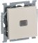 Выключатель 1-клавишный ABB BASIC55 с подсветкой, скрытый монтаж, слоновая кость, 2CKA001012A2156 в Санкт-Петербурге