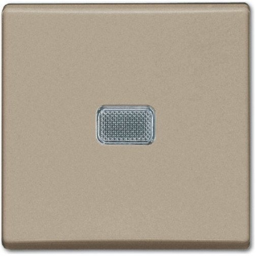 Выключатель 1-клавишный ABB BASIC55 с подсветкой, скрытый монтаж, шампань, 2CKA001012A2165 в Санкт-Петербурге